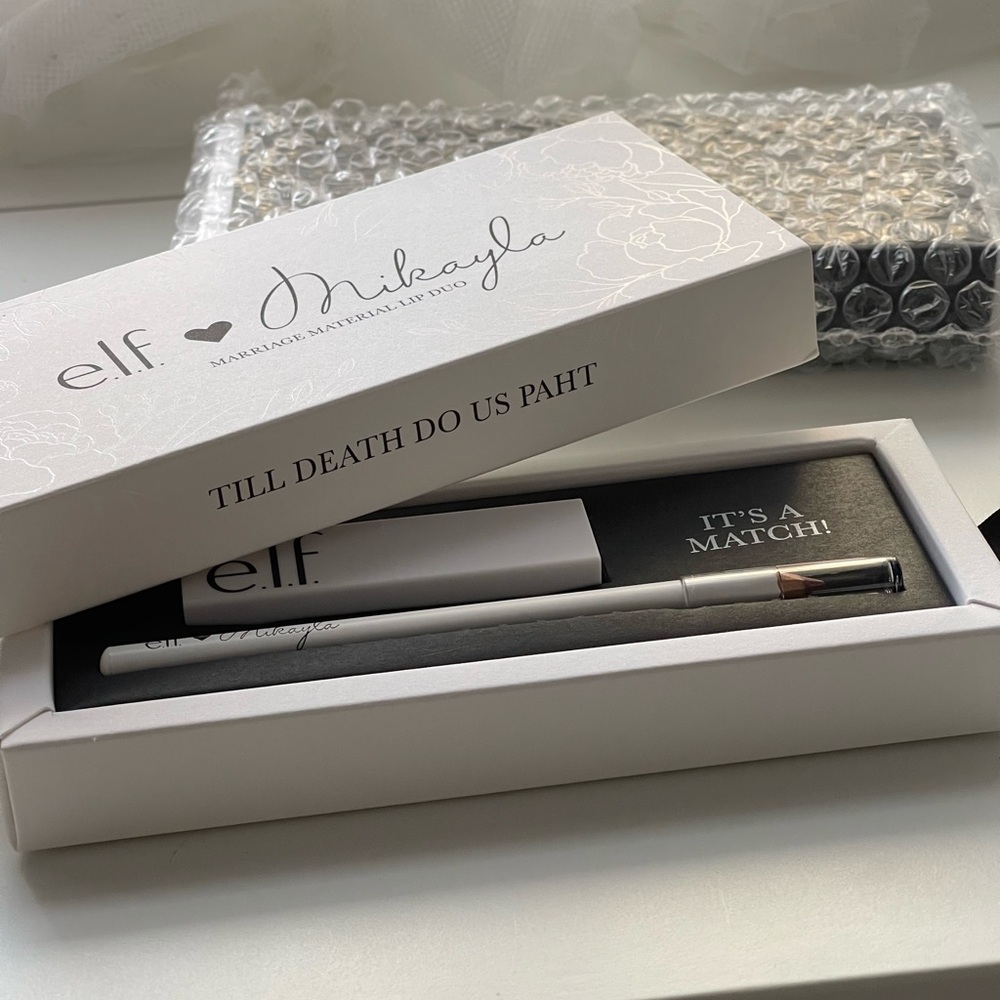 Mikayla Elf Till Death Do Us Paht Marriage Material Lip Duo
Lipstick Lipliner